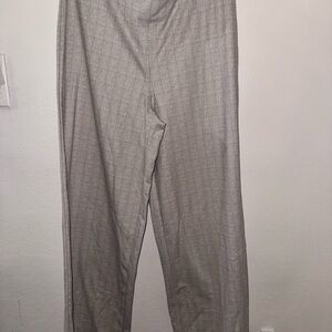 W Gray Checkered Pants Never Used